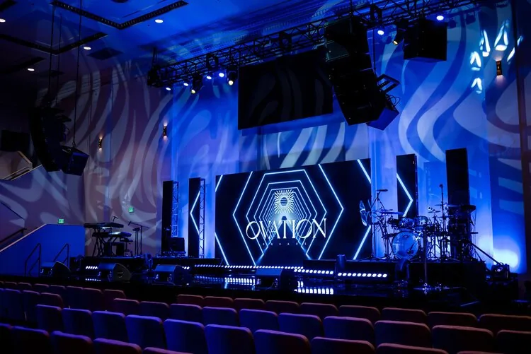 Eventmanagement – Bühnenbeleuchtung bei Veranstaltung