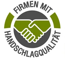 Firmen mit Handschlagqualität – Gütesiegel